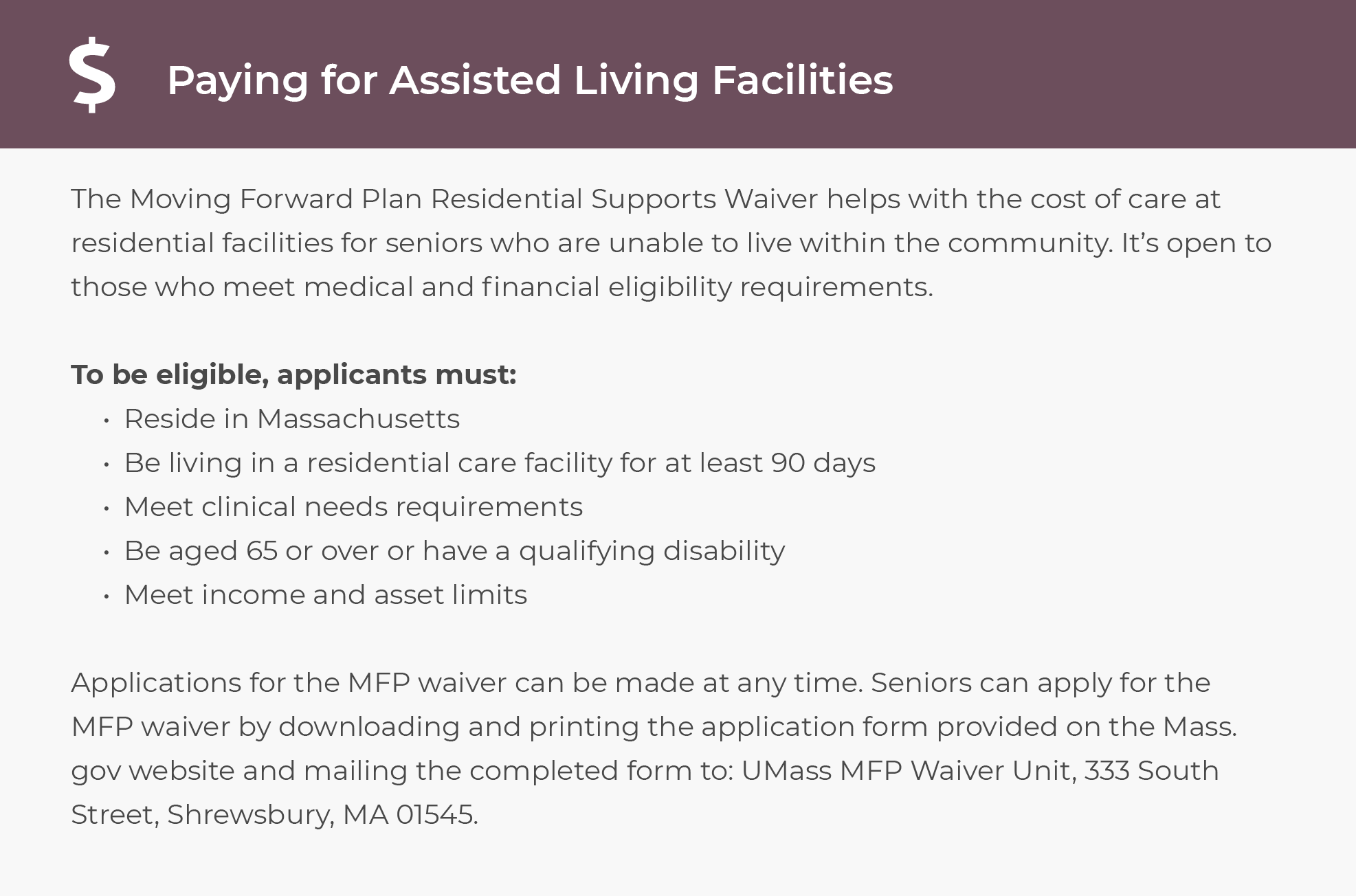 Paying for Assisted Living Facilities-in-massachusetts