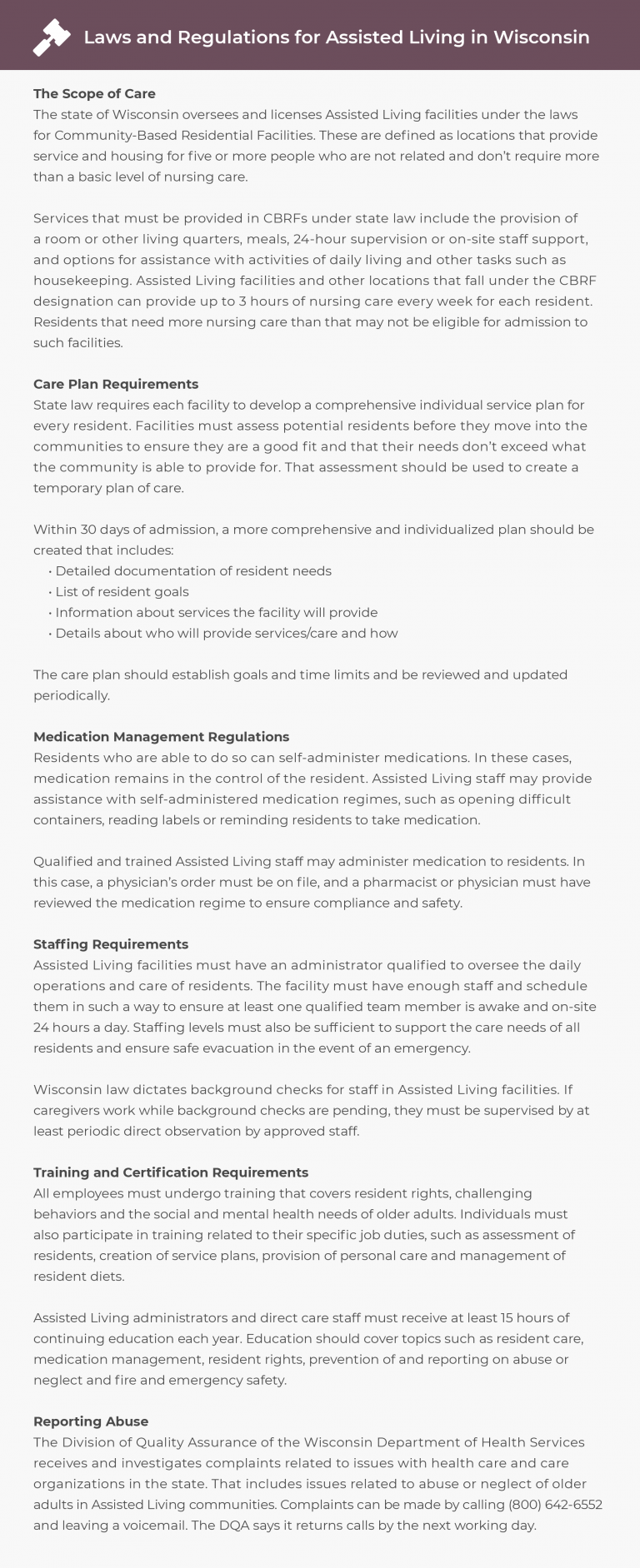 Assisted Living in Wisconsin